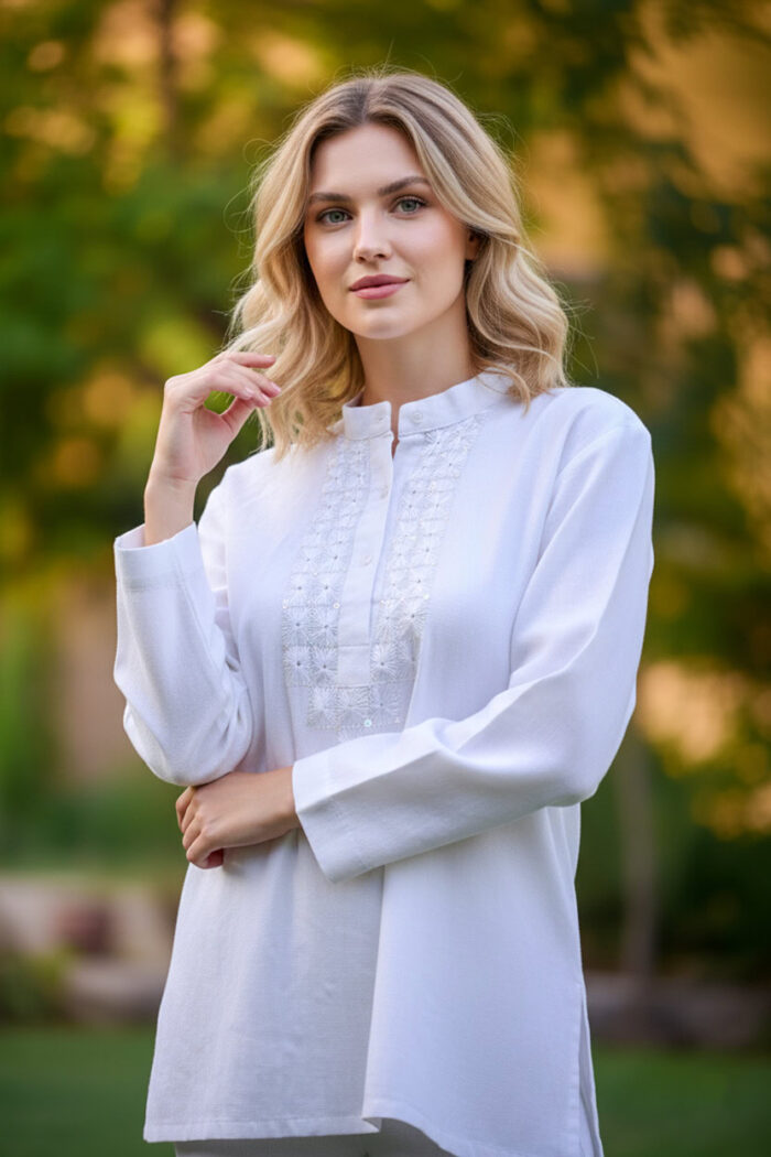 Barg-e-Seemab - Button Stitch - Image 1