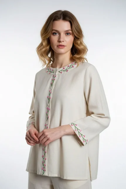 Barg-e-Seemab - Change Stitch