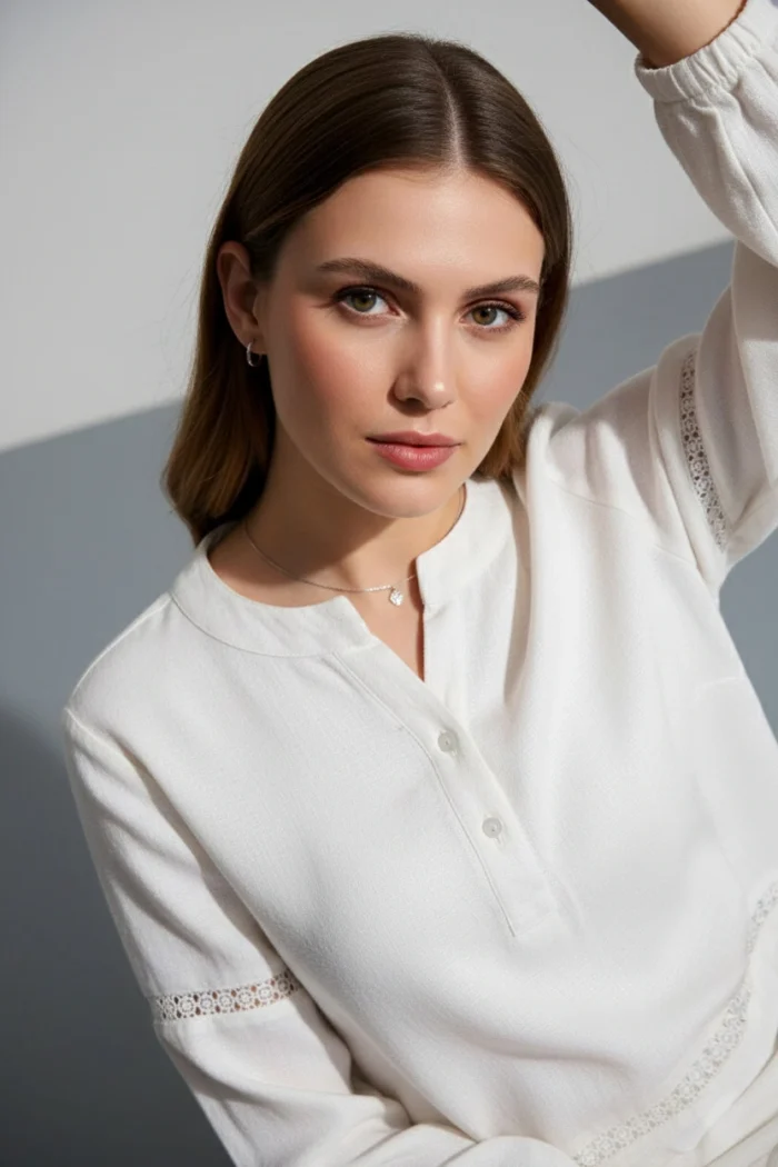 Barg-e-Seemab - Henley Tunic - Image 4